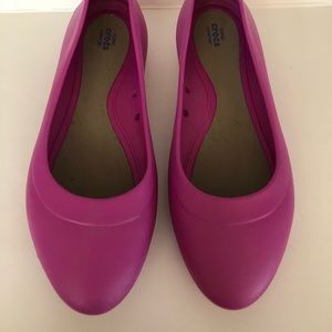 Crocs ballet flat - EUC - pink. Women’s 11.